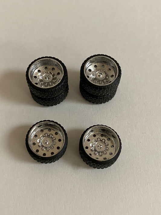 26" V3 Dually Wheels - Super Single Fronts